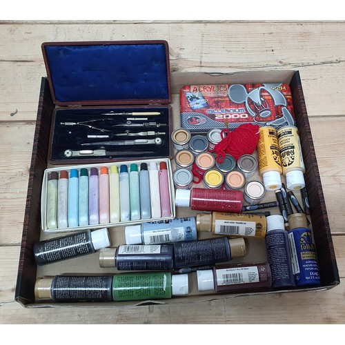 240 - Selection of Paints and Drawing Instruments