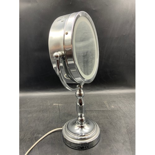 248 - Vidal Sassoon Touch Sensitive two Way Illuminated Make-Up Mirror (Working)