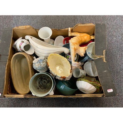 461 - Large Selection of Mixed Ceramics including Wedgwood, Hillstonia, and Colclough