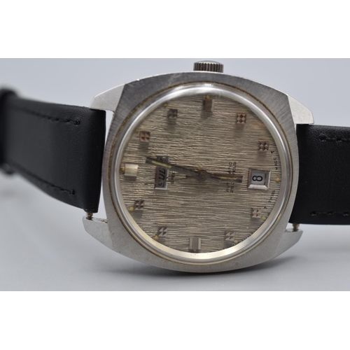 49 - Vintage Sully Special Automatic 25 Jewel gents Watch with New Leather Strap (Working When Tested)