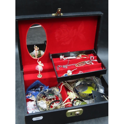 76 - Musical Jewellery Box Containing Mixed Selection of Jewellery