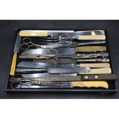 117 - Collection of Cutlery and Scissors