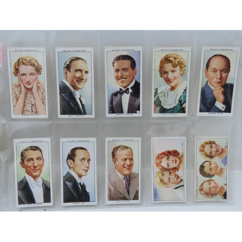 137 - Complete Set of 1935 Wills Cigarettes 2nd Series of 40 Radio Celebrities