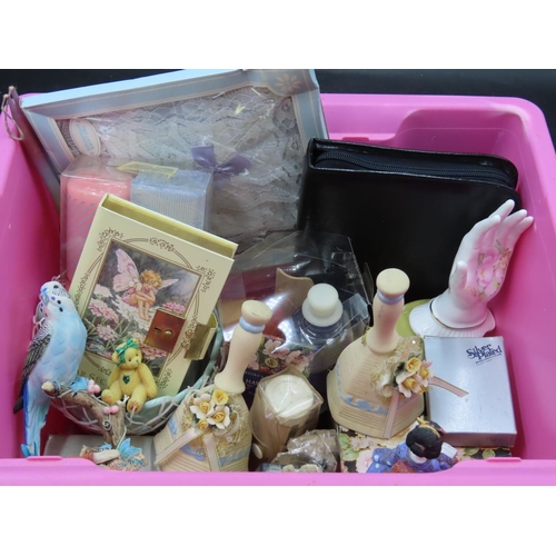 639 - Mixed Lot to include China Doll, Bird, Bells, Diary and more