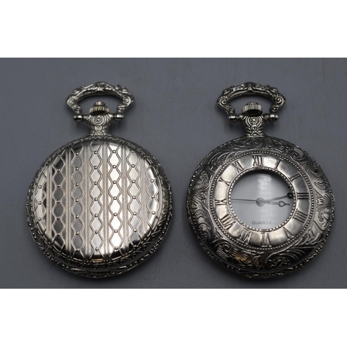 77 - Two Vintage Style Pocket Watches both ticking away nicely