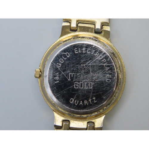 Electroplated gold sale watch