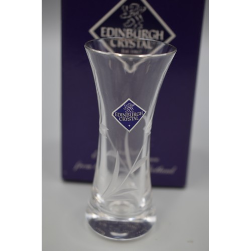 53 - Edinburgh Crystal etched Vase (5