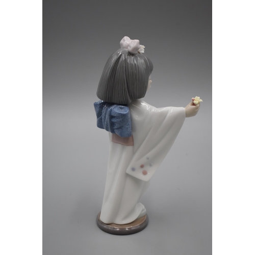 83 - Lladro Porcelain Figurine of entitled Flower Gazer (8