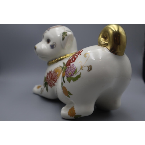 91 - Franklin Mint the Imperial Puppy of Satsuma approx. 6