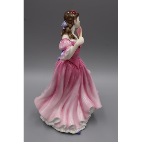 113 - Royal Doulton FIGURE of the year 1999 . HN3975 Lauren . Approx 9