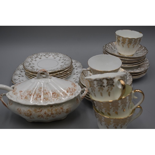 229 - Selection of Fine Bone China Cups and Saucers (Imperial & Pendant) together with a Jersey Pottery Sa... 