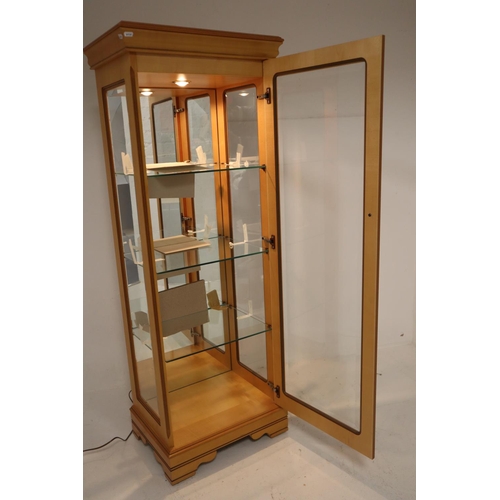 454 - Rossmore Display Cabinet with 3 Glass and Internal Illumination (59