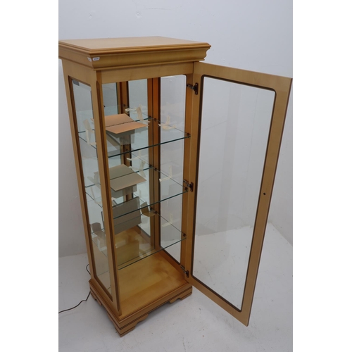 454 - Rossmore Display Cabinet with 3 Glass and Internal Illumination (59