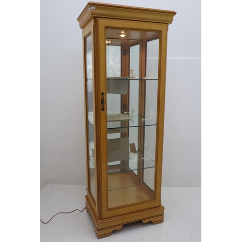 454 - Rossmore Display Cabinet with 3 Glass and Internal Illumination (59