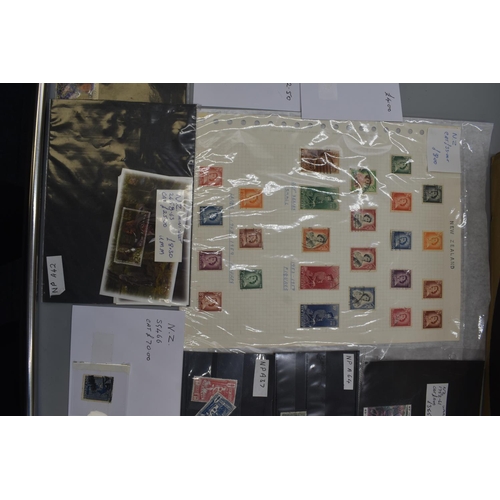 9 - Large Selection of Both Mint and Used New Zealand Stamps Dated 1900 to 2017 with a Retail Sales Valu... 