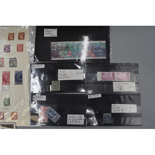 9 - Large Selection of Both Mint and Used New Zealand Stamps Dated 1900 to 2017 with a Retail Sales Valu... 