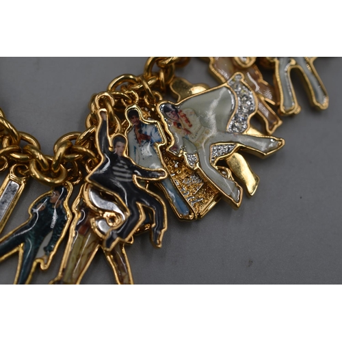 Bradford exchange online elvis charm bracelet