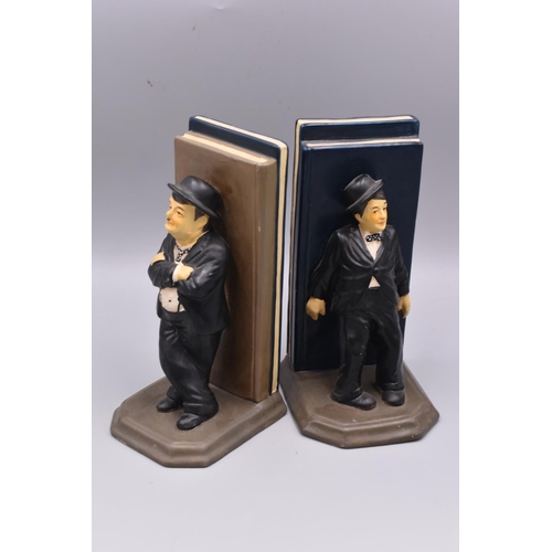 56 - Pair of Laurel & Hardy themed Bookends (10