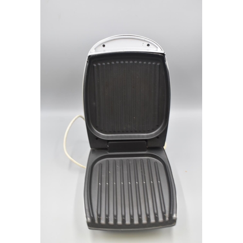 351 - George Foreman Lean Mean Fat Grilling Machine working when tested