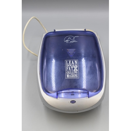 351 - George Foreman Lean Mean Fat Grilling Machine working when tested