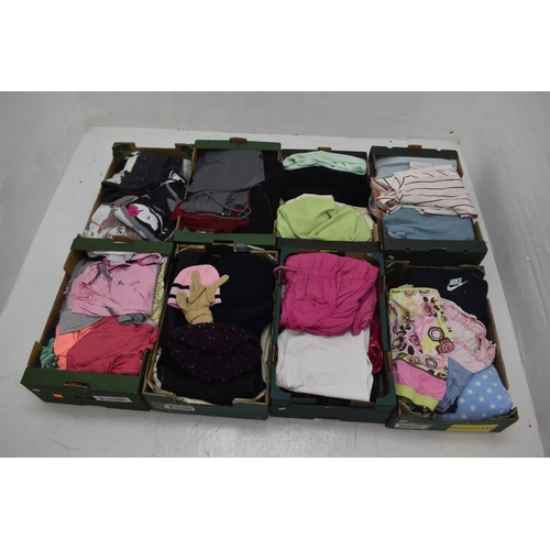 540 - Eight Boxes of Mixed Ladies Clothing including Nike