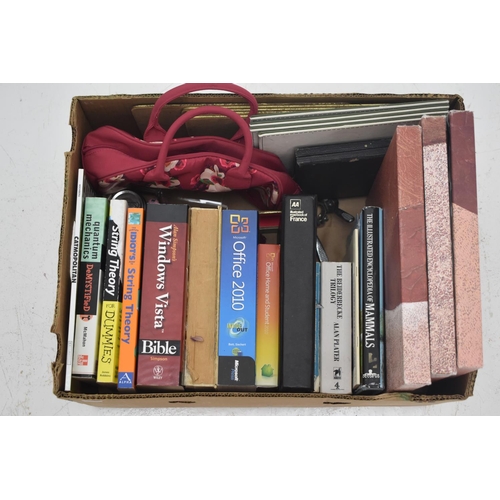 548 - Mixed Selection including Books, Pictures, Placemats, and Spoon case