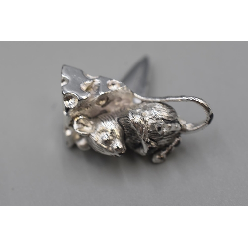 3 - Set of 3 Silver Plated Cheese Markers