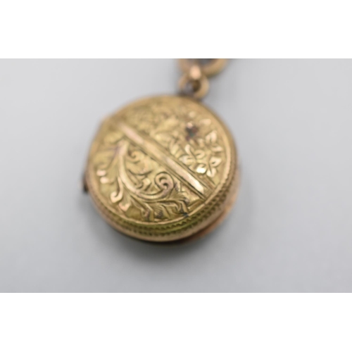 6 - Vintage Watch Fob Chain Possibly Gold (Length 36