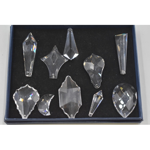 48 - Selection of 10 Vintage Crystal Droplets