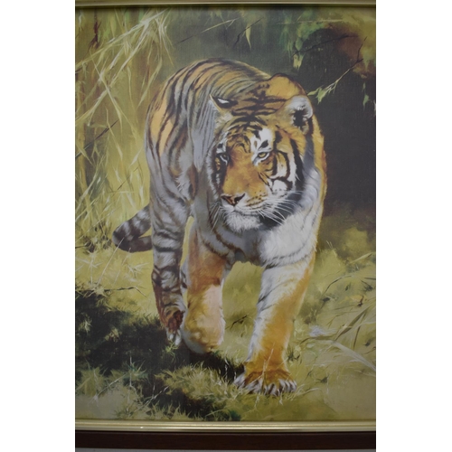 206 - Leonard Pearson Framed and Glazed Print of Tiger (34