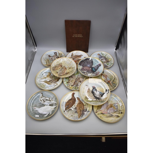 267 - Set of 12 Franklin Porcelain Game Birds of the World by Basil Ede on Limore Porcelain Limited Editio... 