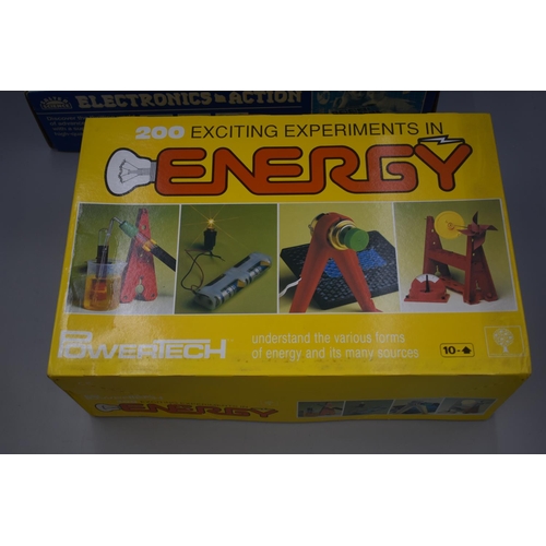 292 - Two Early Electronics Play Sets to include Salter Science Electronics in Action and Powertech Energy... 