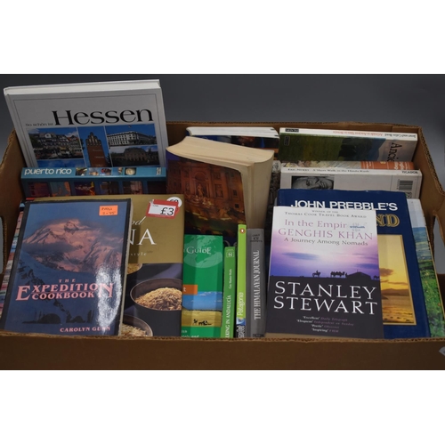 447 - Large Selection of Mainly Travel Books including Egypt, Scotland, Puerto Rico, Europe and Lots More