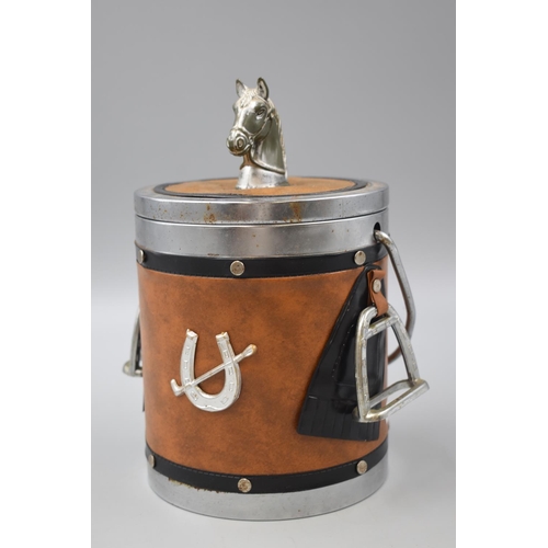 219 - Mid Century Horse themed Ice Bucket