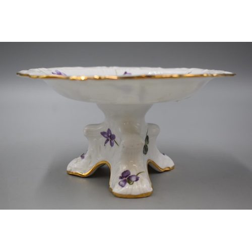 87 - Hammersley Victorian Violets Three Footed Bowl