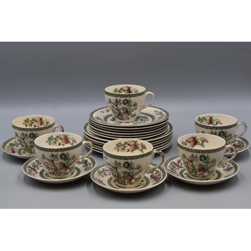 247 - Johnson Bros Indian Tree Tea Set (23 Pieces)