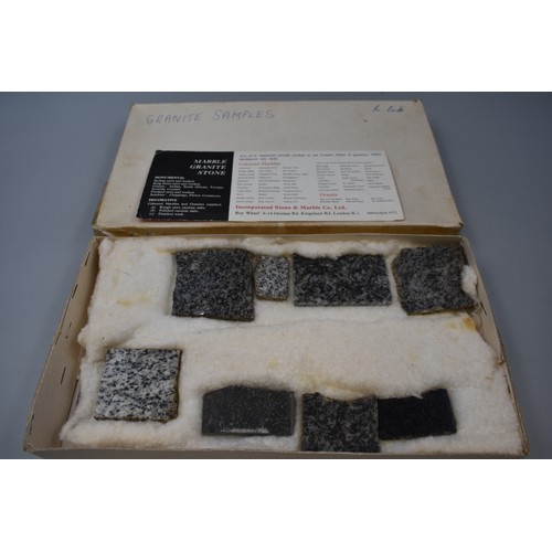 295 - A Box of Granite Samples