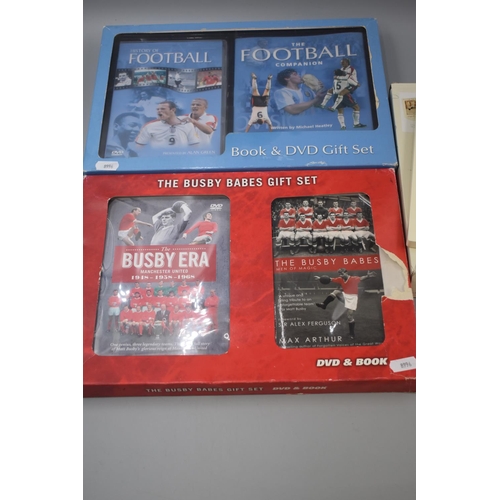 496 - Two Football DVD Box Sets and a 50 Years together Picture Frame in Original Box