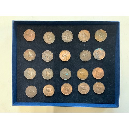 94a - Selection of 20 George VI Farthings (Dated 1937 to 1950)