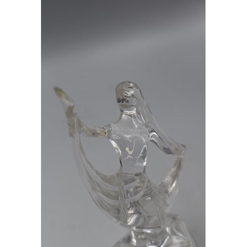 89 - Royal Crystal Rock Style Figurine 11 Inches Tall