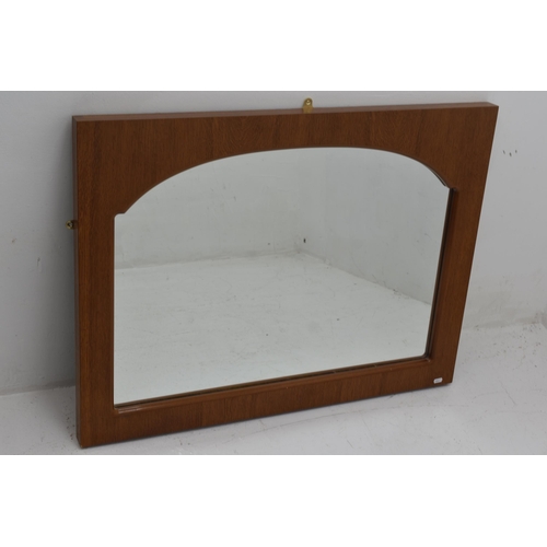 279 - Large Oak Framed Mirror 38.5