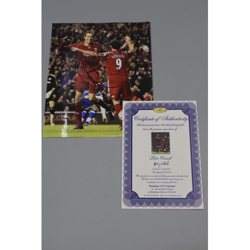 394 - Signed Photograph of Peter Crouch complete with Certificate of  Authenticity