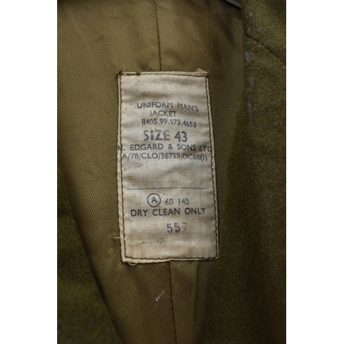 466 - Three Old Military Uniform Jackets