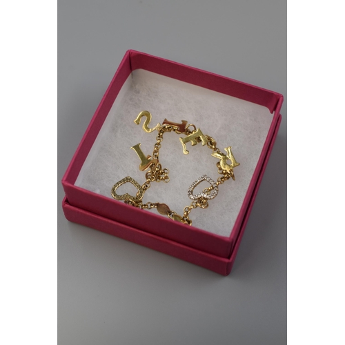 50 - Silver 925 Gold Plated Bracelet (Marked Sister)