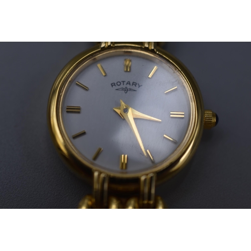 52 - Rotary Ladies Gold Plated Wrist Watch