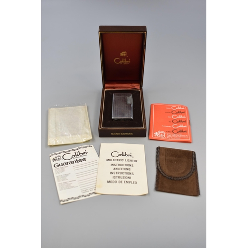 63 - Colibri of London lighter in original box