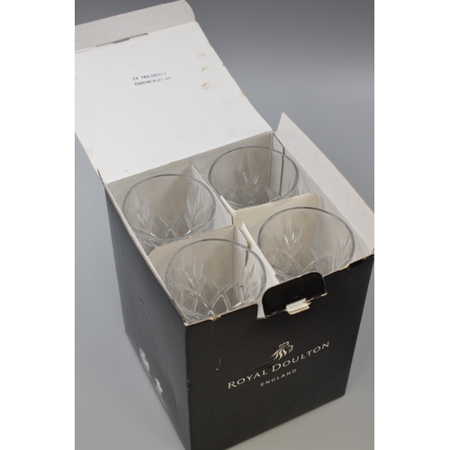 233 - Box Set of Four Royal Doulton Wine Glasses