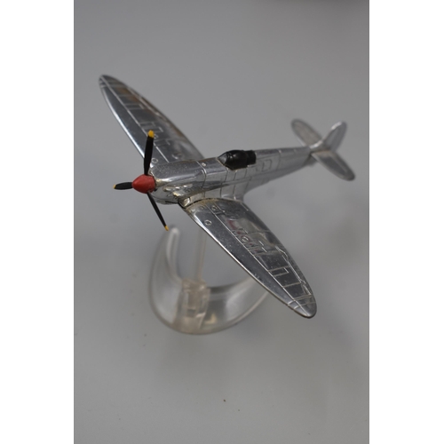 76 - Corgi diecast Model Plane on stand