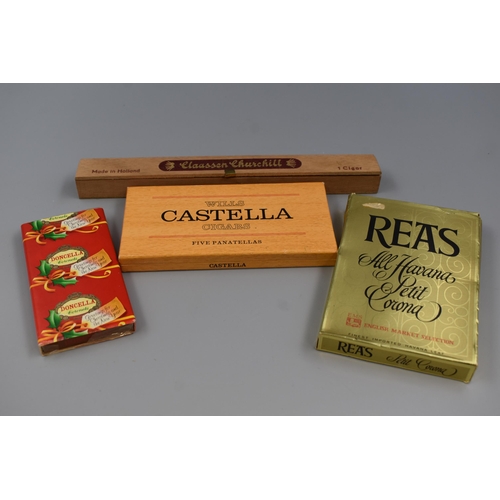 78 - Selection of Cigars, including Wills Castella, Classen Churchill and more.