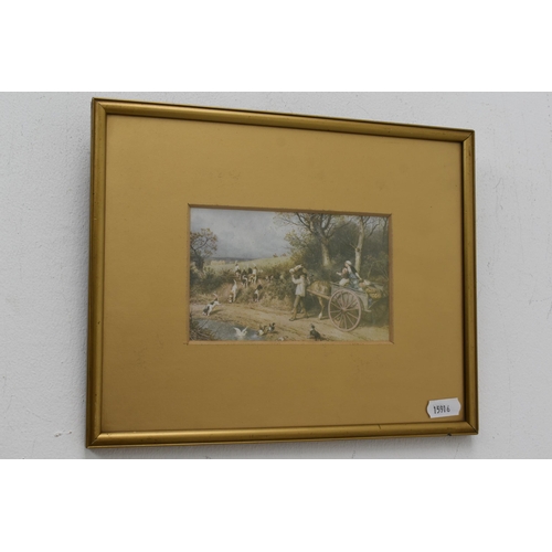 188 - Two Matching Framed and Glazed Prints depicting Country Scenes (10